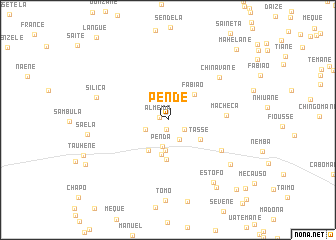 map of Pende