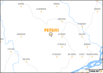 map of Pendiki