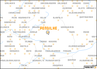 map of Pendilhe