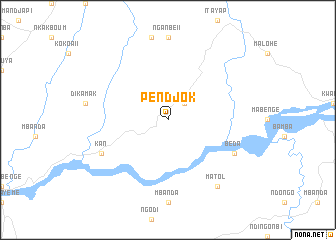 map of Pendjok