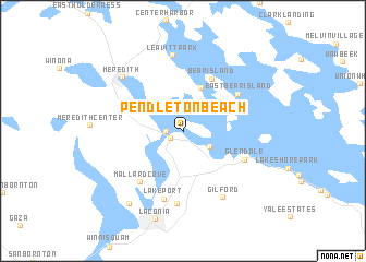 map of Pendleton Beach