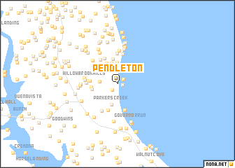 map of Pendleton