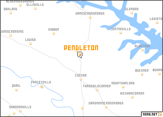 map of Pendleton