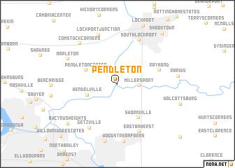 map of Pendleton