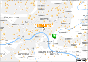 map of Pendleton