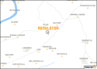 map of Pendleton