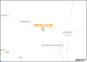 map of Pendleton