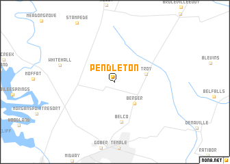 map of Pendleton