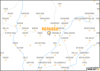 map of Pèndogo