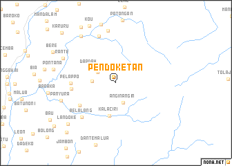 map of Pendoketan