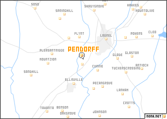 map of Pendorff
