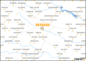 map of Pendrov