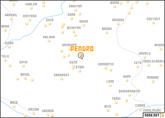 map of Pēndrō