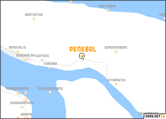 map of Penebal