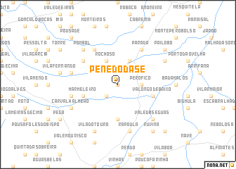 map of Penedo da Sé