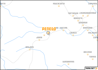 map of Penedo