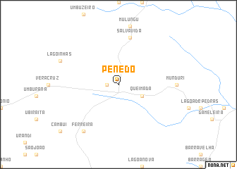 map of Penedo