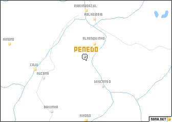 map of Penedo