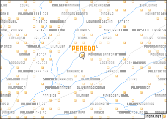 map of Penedo