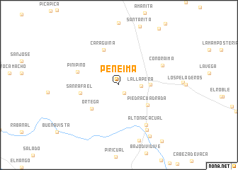 map of Peneima