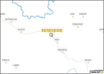 map of Pene-Kenie