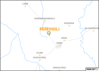 map of Pene-Kikili