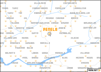 map of Penela