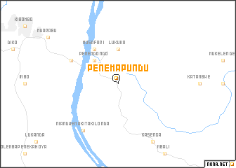 map of Pene-Mapundu