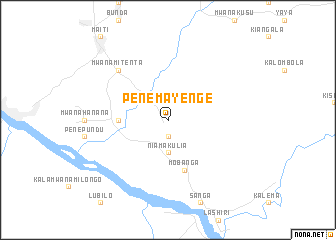 map of Pene-Mayenge