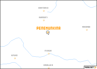 map of Penemunkina