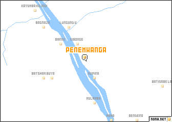 map of Pene-Mwanga
