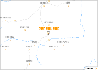 map of Pene-Mwema