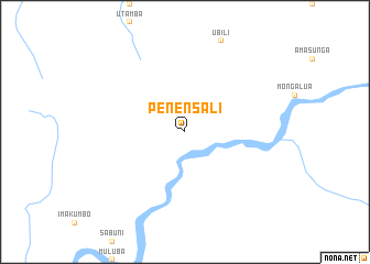 map of Pene-Nsali