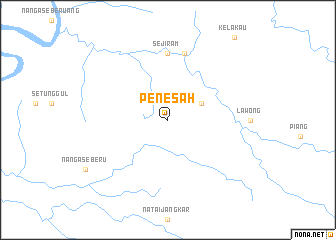 map of Penesah