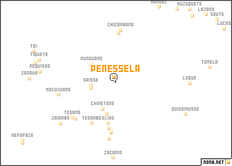 map of Penessela