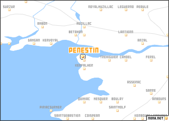 map of Pénestin