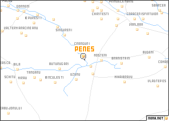 map of Peneş