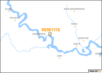 map of Peneyita