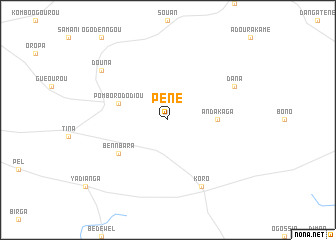 map of Péné