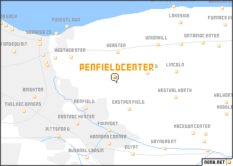 map of Penfield Center