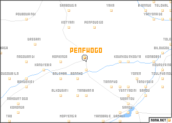 map of Pènfwogo