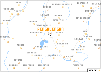 map of Pengalengan