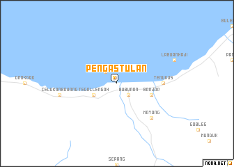 map of Pengastulan