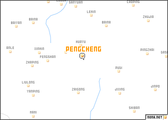 map of Pengcheng