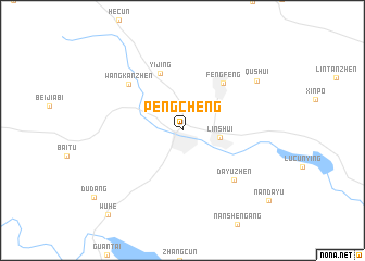 map of Pengcheng