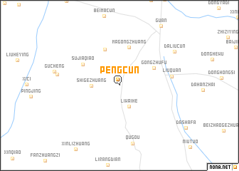 map of Pengcun