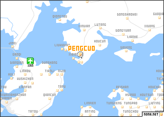 map of Pengcuo