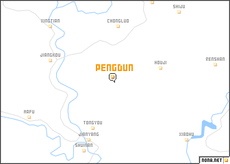 map of Pengdun
