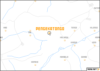 map of Penge Katongo