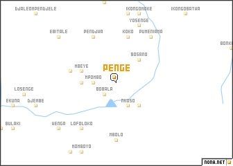 map of Penge